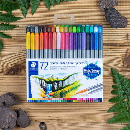 STAEDTLER felt-tip pens, double-sided, 72 pcs.