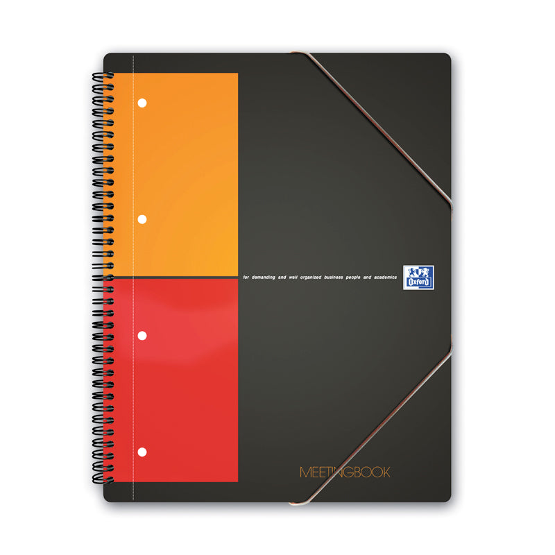 Notebook with spiral binding OXFORD MEETINGBOOK, A4, 80 sheets, with squares