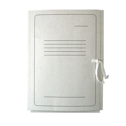 Cardboard folder SMLT, with ties, A4