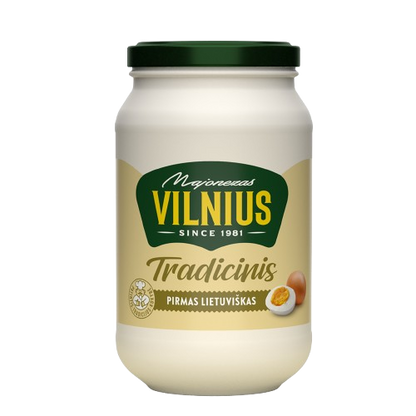 Majonezas VILNIUS Pirmas Lietuviškas, 35% 900ml/885g