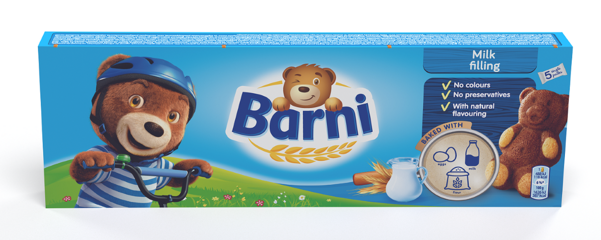 Sausainiai BARNI Milk, 150 g