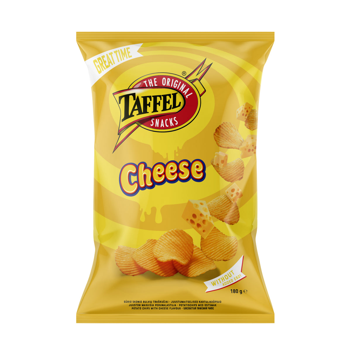 Traškučiai TAFFEL sūrio skonio, 180g