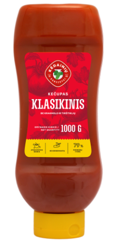 Kečupas KĖDAINIŲ Klasikinis, 1000 g