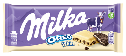 Chocolate MILKA Oreo White, 100g