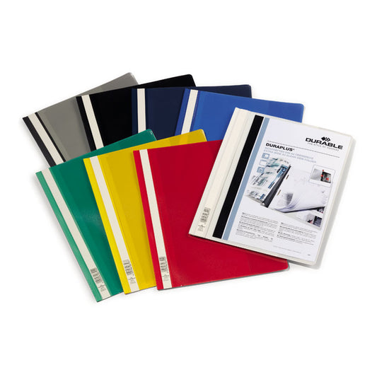 Document folder with clip and pocket DURABLE DURAPLUS