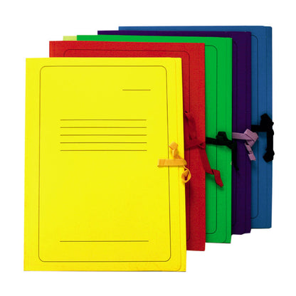 Cardboard folder SMLT, with ties, A4