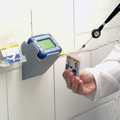 Laikiklis vardinei kortelei su dirželiu ir rite DURABLE