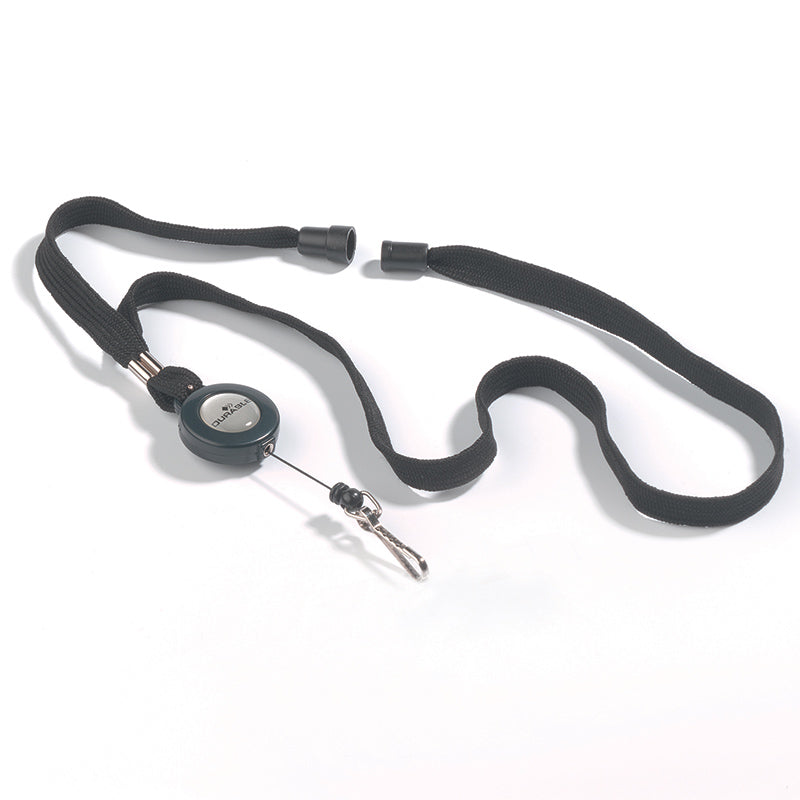 Laikiklis vardinei kortelei su dirželiu ir rite DURABLE