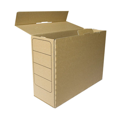Archive box SMLT, 243 x 120 x 320 mm, brown