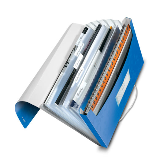 Armonikos tipo dėklas dokumentams LEITZ WOW, PP