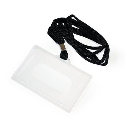 Hanging name card ARGO, 92 x 59 mm, with lanyard