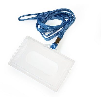 Hanging name card ARGO, with blue strap