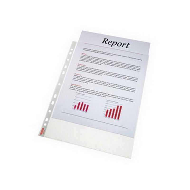 Įmautė dokumentams ESSELTE, A4, 75 mikr.,(pak. -100 vnt.), skaidri