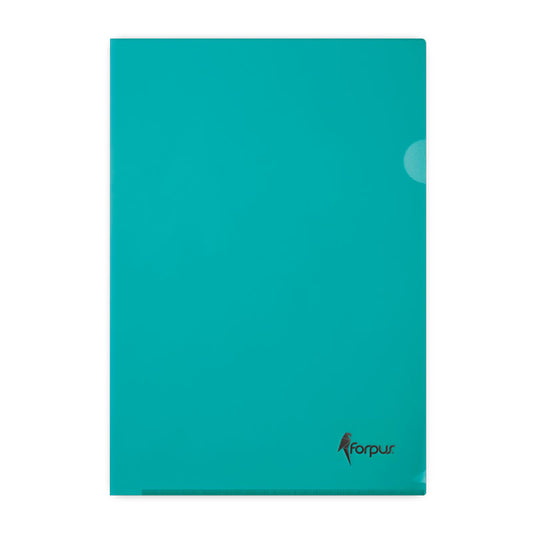 Dėklas dokumentams FORPUS , A4, L formos, 180 mikr., (pak. -100 vnt.),žalias