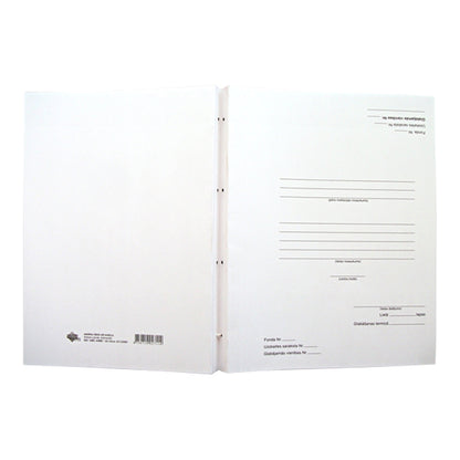 Cardboard case ABC JUMS, LV, with ribbon, 31 x 23 cm