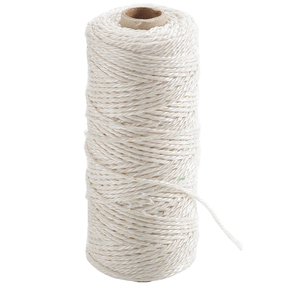 Cotton-synthetic twine 90m, white.