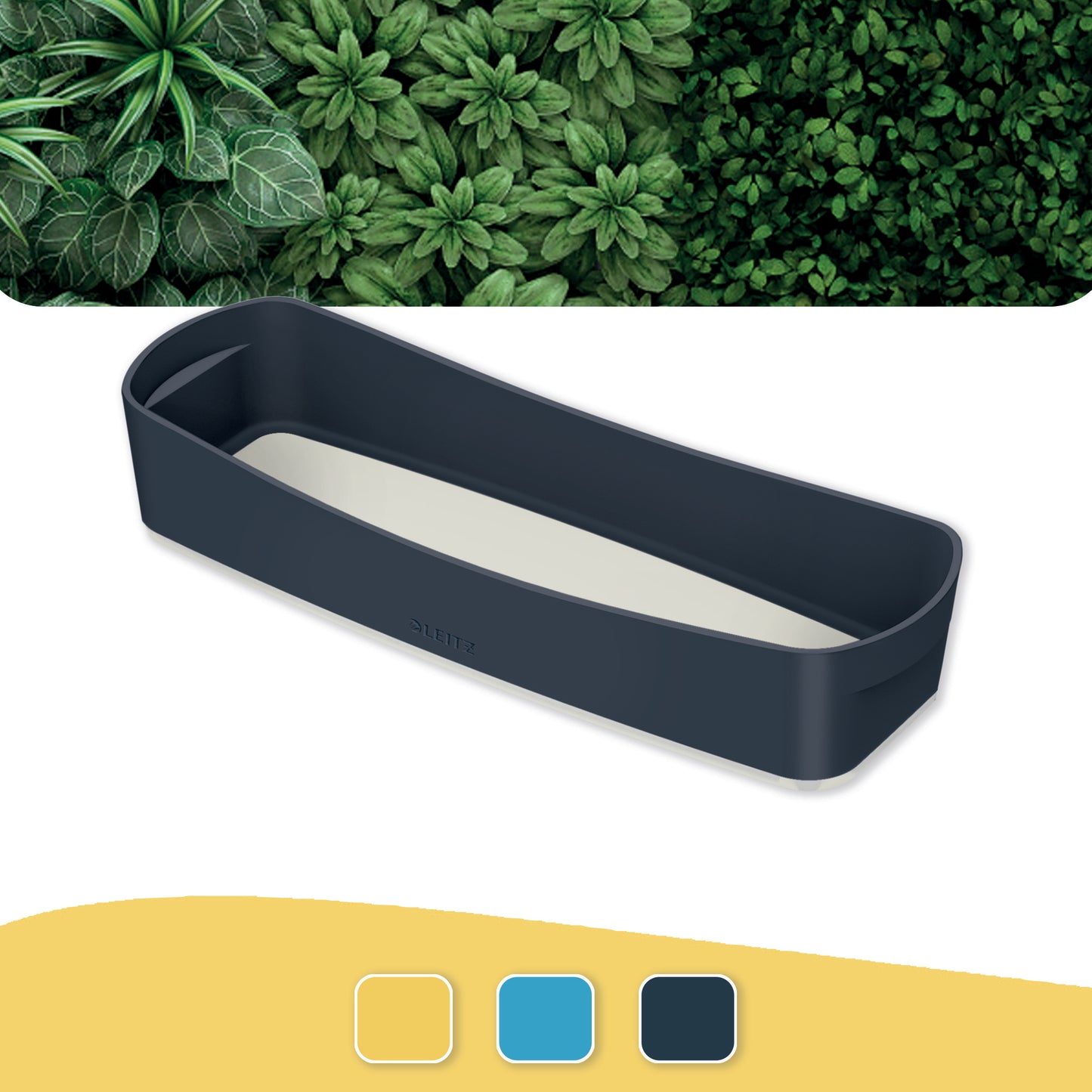 Daiktadėžė Cosy L:MyBox, pailga, pilkos sp.