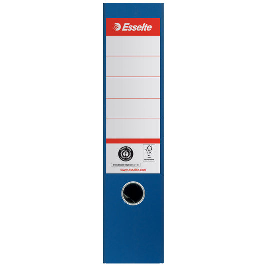 Segtuvas ESSELTE No1 ekologiškas, A4, kartoninis, 75 mm, mėlyna