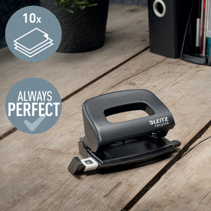 Skylmuša Leitz NeXXt Recycle Mini, 10 lapų, juoda