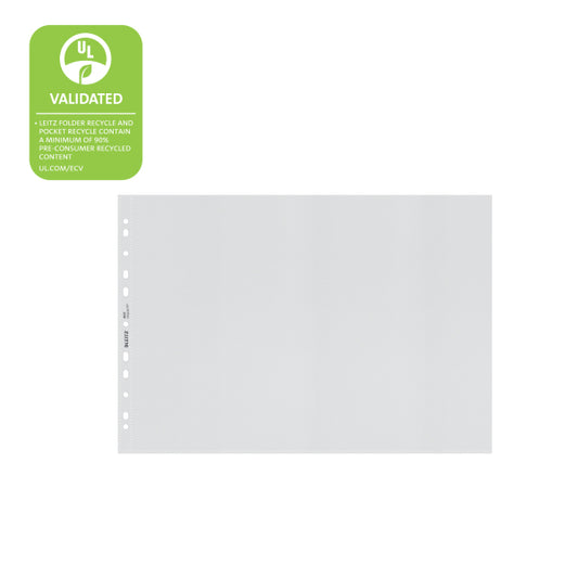 Įmautės Leitz Recycle , A3, 100mic, 25vnt., matinės sp.