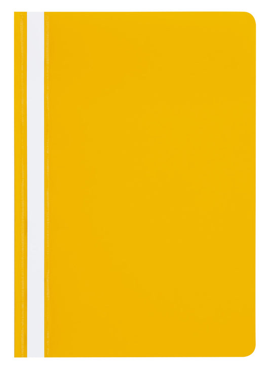 Aplankas dokumentams su įsegėle Panta Plast A4,  (pak. -10 vnt.), geltona
