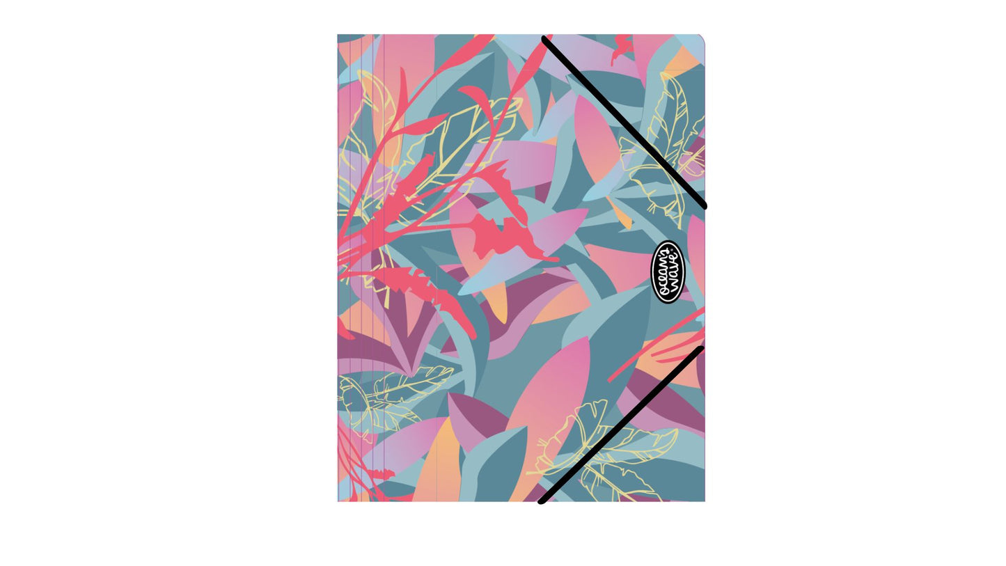 Dėklas dokumentams OCW EIBA, PP, su gumele