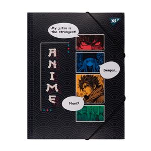 Dėklas dokumentams su gumele YES A4 Anime