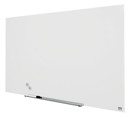 Stiklinė baltoji magnetinė lenta Nobo Impression Pro, plačiaekranė 57, 126x71 cm