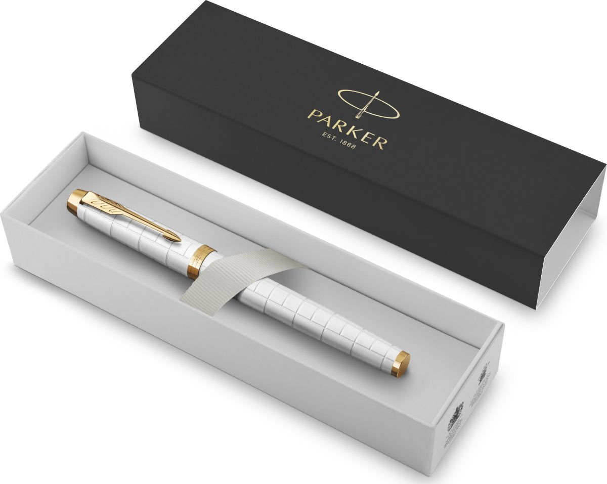 Fountain pen PARKER IM Premium Pearl Fine GT