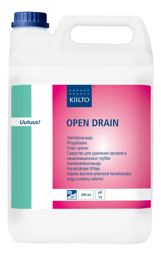 Sewer pipe cleaner KIILTO Open Drain, 5 l, 1 pc.