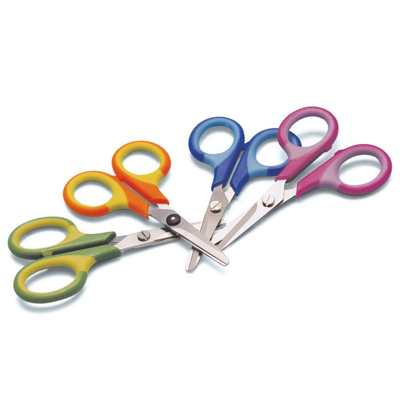 Scissors WEDO SOFT-KID, 11.5 cm, round, rubberized handle