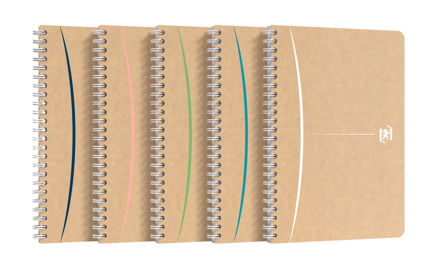 Notebook with spiral OXFORD Touareg, A5, recycled paper, 90 sheets, lined