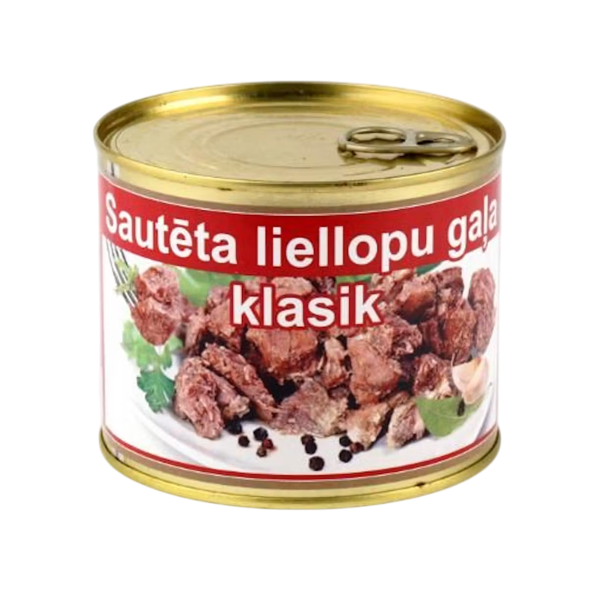 Troškintos jautienos konservai, 525 g