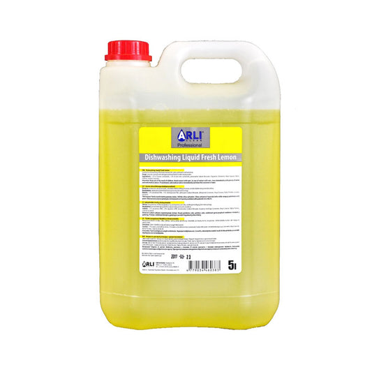 Dishwashing detergent ARLI CLEAN, fresh lemon aroma, 5 l