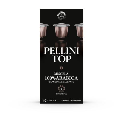 Coffee capsules PELLINI Top, 10x5.5g