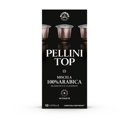 Coffee capsules PELLINI Top, 10x5.5g