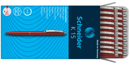 SCHNEIDER K15 automatic ballpoint pen, 0.7 mm., radon.