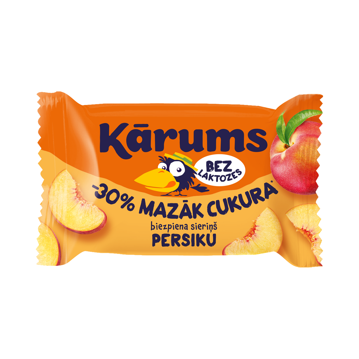 Varškės sūrelis Karums persikų skonio, 40 g