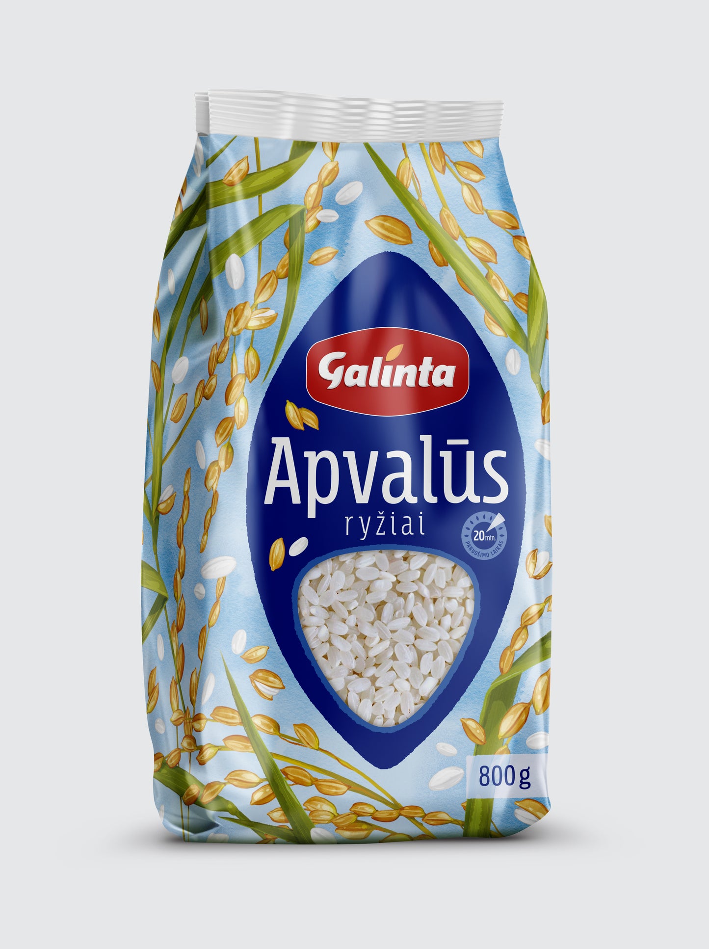 Ryžiai GALINTA, apvalieji, 800 g