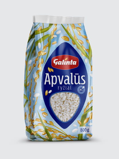 Ryžiai GALINTA, apvalieji, 800 g