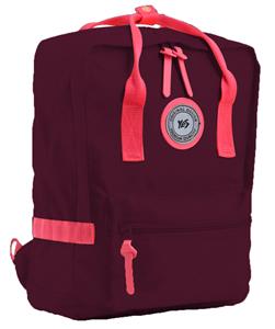 Backpack for teenagers YES ST-24 Tawny port, 36x25.5x3.5 cm
