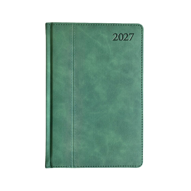 Calendar PREMIER PLUS 2026, PU, ​​A5, green