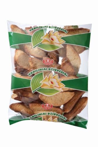 Vanilla rusks, in bags, 250 g