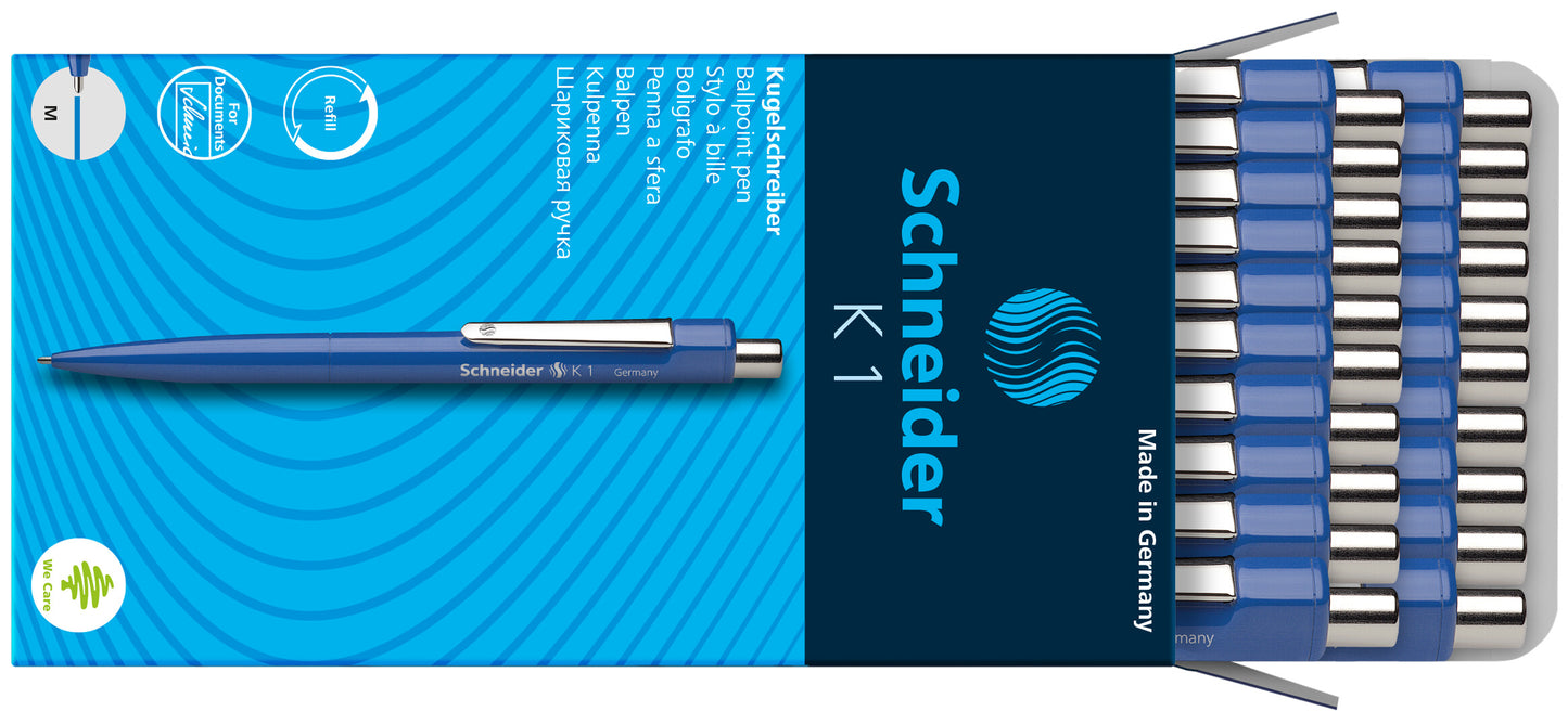 SCHNEIDER K1 automatic ballpoint pen, 0.7 mm.