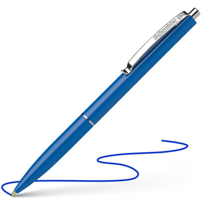 SCHNEIDER K15 automatic ballpoint pen, 0.7 mm, blue barrel, blue ink