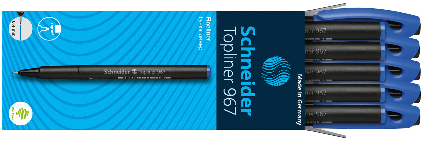SCHNEIDER TOPLINER 967 pen, 0.4 mm.