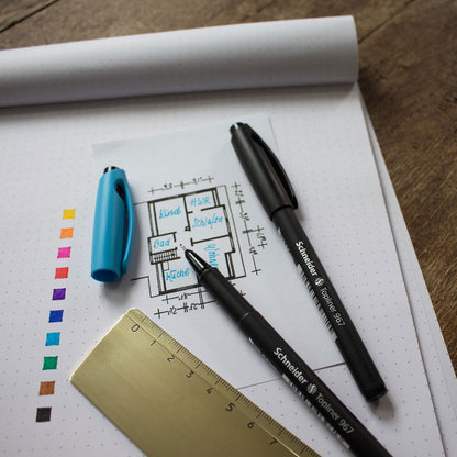 SCHNEIDER TOPLINER 967 pen, 0.4 mm.
