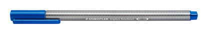 Vienkartinis rašiklis STAEDTLER TRIPLUS FINELINER 334, 0,3 mm, mėlyna