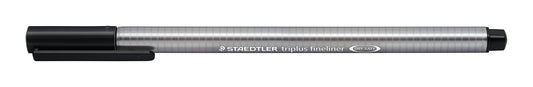 Vienkartinis rašiklis STAEDTLER TRIPLUS FINELINER 334, 0,3 mm, juoda