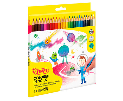 Spalvoti pieštukai JOVI, 24 spalvos